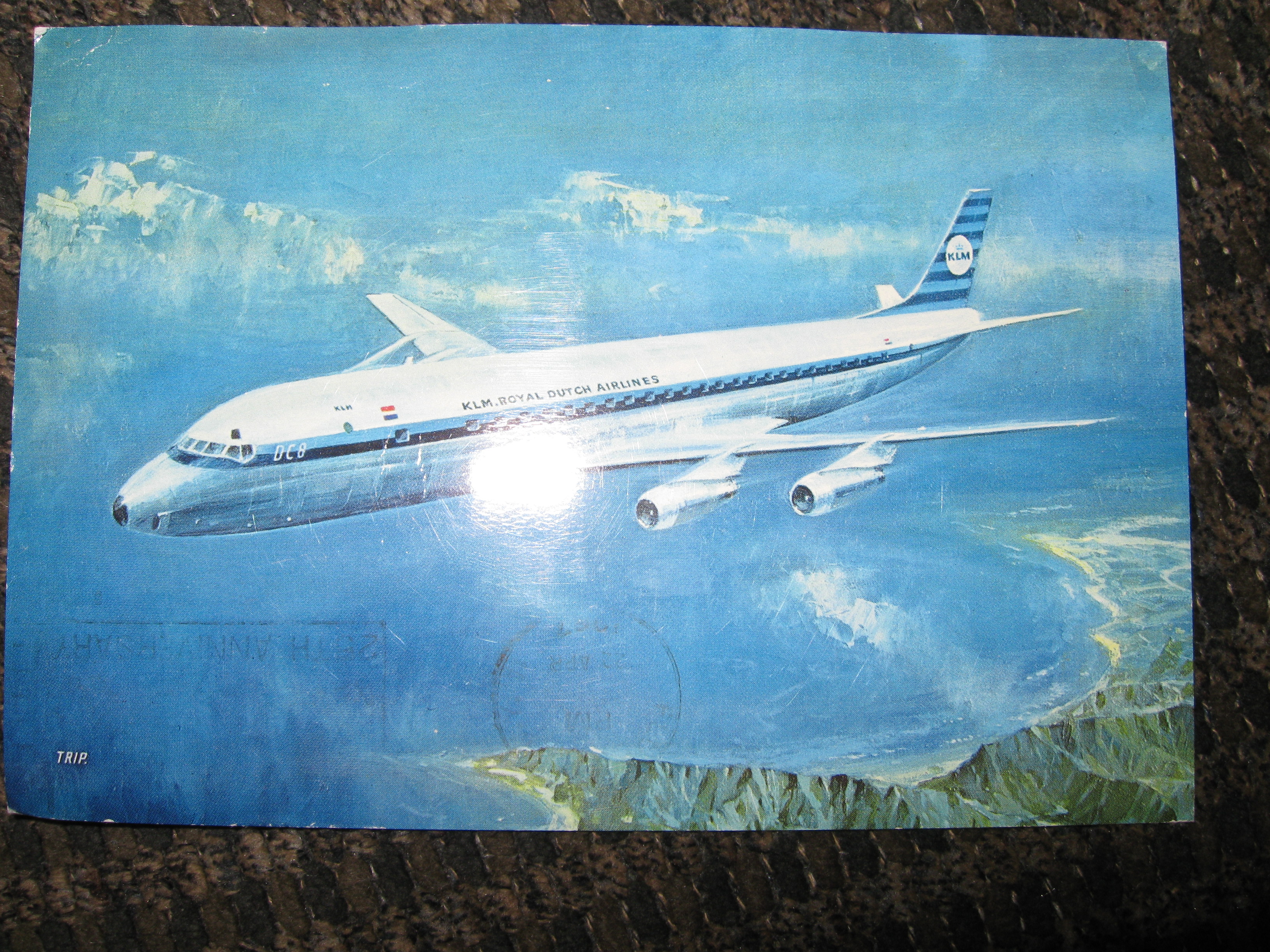 KLM's Douglas DC-8 Intercontinental jet